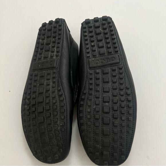 GUCCI LOAFERS LOGO DRIVING FLATS SIZE 9 1/2 - Picture 2 of 8